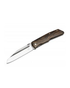 Fox Knives FX-515 W Terzuola Design Ziricote pocket knife, SKU FX-515 W, GTIN 8053675904663
