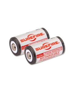 SureFire rechargeable battery pack 123A lithium iron phosphate, SKU SFLFP123, EAN 84871329811