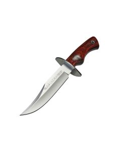 Muela Cazorla Bowie hunting knife with Pakka wooden handle, SKU CAZ-16R, GTIN 4045011120251