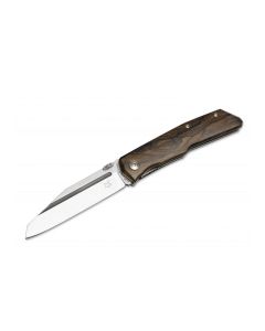 Fox Knives FX-515 W Terzuola Design Ziricote pocket knife, SKU FX-515 W, GTIN 8053675904663