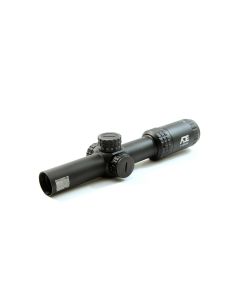 ADE 1-6x24 SFP Rifle Scope with Illuminated Mil Dash Reticle and 30mm mounting rings, SKU ADE 1-6x24 Gen2