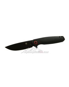 CobraTec Rath Black navaja de bolsillo tipo aleta