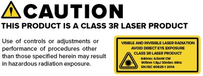 Laser warning InfiRay USA ILR-1200 laser range finder