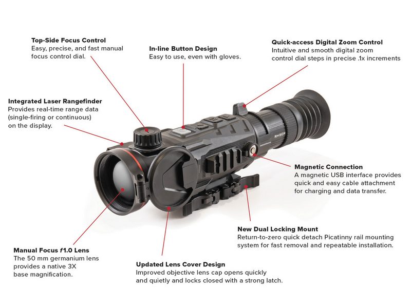InfiRay USA RH50R Thermal Rifle Scope